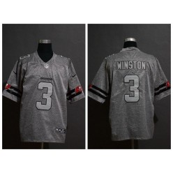 Seattle Seahawks #3 Russell Wilson 2019 Gray Gridiron Gray Vapor Untouchable Limited Nike NFL Men Jersey