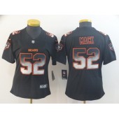 Women Nike Chicago Bears #52 Khalil Mack Black Arch Smoke Vapor Untouchable Limited Jersey