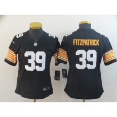 Women Nike Pittsburgh Steelers #39 Minkah Fitzpatrick Black Alternate Vapor Untouchable Limited Jersey
