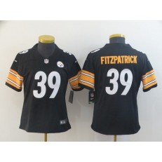 Women Nike Pittsburgh Steelers #39 Minkah Fitzpatrick Black Vapor Untouchable Limited Jersey