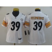 Women Nike Pittsburgh Steelers #39 Minkah Fitzpatrick White Vapor Untouchable Limited Jersey