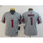 Youth Nike Arizona Cardinals #1 Kyler Murray Silver Inverted Legend Jersey