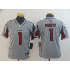 Youth Nike Arizona Cardinals #1 Kyler Murray Silver Inverted Legend Jersey