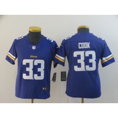 Youth Nike Minnesota Vikings #33 Dalvin Cook Purple Vapor Untouchable Player Limited Jersey