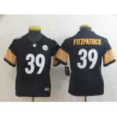 Youth Nike Pittsburgh Steelers #39 Minkah Fitzpatrick Black Vapor Untouchable Limited Jersey