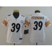 Youth Nike Pittsburgh Steelers #39 Minkah Fitzpatrick White Vapor Untouchable Limited Jersey