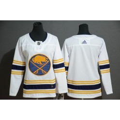 Buffalo Sabres Blank White Women 50th Anniversary Adidas Jersey