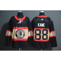 Chicago Blackhawks #88 Patrick Kane Premier Black New Third Adidas Jersey