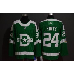 Dallas Stars #24 Roope Hintz Green 2020 Winter Classic Adidas Jersey