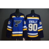 St.Louis Blues #90 Ryan O'Reilly Blue Adidas Jersey