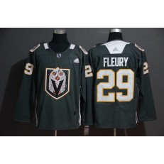 Vegas Golden Knights #29 Marc-Andre Fleury Gray Dia De Los Muertos Adidas Jersey