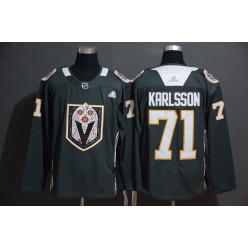 Vegas Golden Knights #71 William Karlsson Gray Dia De Los Muertos Adidas Jersey