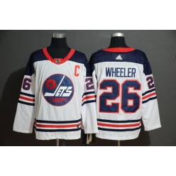 Winnipeg Jets #26 Blake Wheeler White Adidas Jersey
