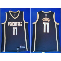 Atlanta Hawks #11 Trae Young Black 2019-20 Nike City Edition Swingman Jersey