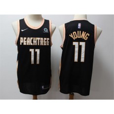 Atlanta Hawks #11 Trae Young Black 2019-20 Nike City Edition Swingman Jerseys