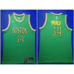 Boston Celtics #34 Paul Pierce Green 2019-20 City Edition Swingman Jersey