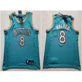 Boston Celtics #8 Kemba Walker Blue 2019-20 City Edition Swingman Jersey