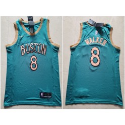 Boston Celtics #8 Kemba Walker Blue 2019-20 City Edition Swingman Jersey