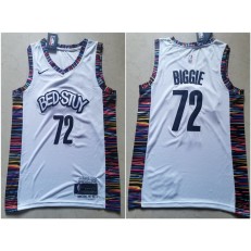 Brooklyn Nets #72 Biggie White 2019-20 City Edition Nike Swingman Jersey