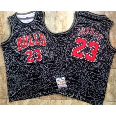 Chicago Bulls #23 Michael Jordan Black 1996 97 Hardwood Classics Jersey