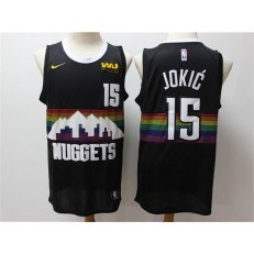 Denver Nuggets #15 Nikola Jokic Black 2019-20 City Edition Nike Swingman Jersey