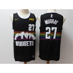 Denver Nuggets #27 Jamal Murray Black 2019-20 City Edition Nike Swingman Jersey