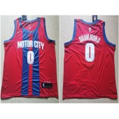 Detroit Pistons #0 Andre Drummond Red 2019-20 City Edition Nike Swingman Jersey