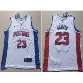 Detroit Pistons #23 Blake Griffin White Nike Swingman Jersey