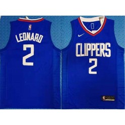 Los Angeles Clippers #2 Kawhi Leonard Blue Nike Swingman Jersey