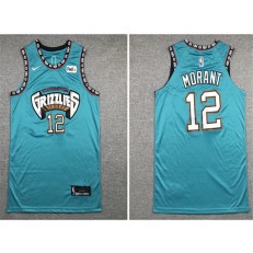 Memphis Grizzlies #12 Ja Morant Green Nike Authentic Jersey