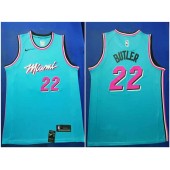 Miami Heat #22 Jimmy Butler Blue 2019-20 Nike City Edition Swingman Jerseys