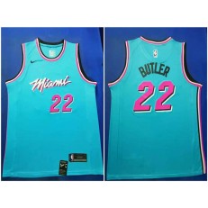 Miami Heat #22 Jimmy Butler Blue 2019-20 Nike City Edition Swingman Jerseys