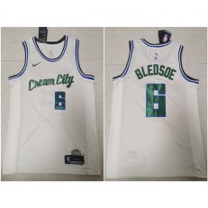Milwaukee Bucks #6 Eric Bledsoe White 2019-20 Nike City Edition Swingman Jersey