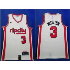Portland Trail Blazers #3 C.J. McCollum White 2019-20 City Edition Nike Swingman Jersey