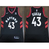 Toronto Raptors #43 Pascal Siakam Black Nike Swingman Jersey