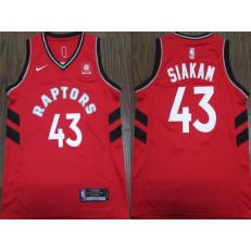 Toronto Raptors #43 Pascal Siakam Red Nike Swingman Jersey