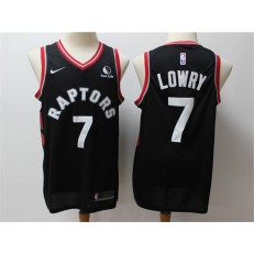 Toronto Raptors #7 Kyle Lowry Black Nike Swingman Jersey