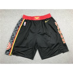 Atlanta Hawks Black Nike Swingman Shorts