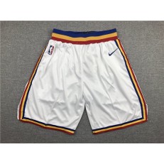 Golden State Warriors White Nike Shorts