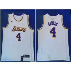 Los Angeles Lakers #4 Alex Caruso White Nike Swingman Jersey