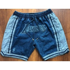 Los Angeles Lakers Light Blue Pockets Swingman Shorts