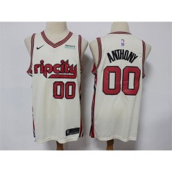 Portland Trail Blazers #00 Carmelo Anthony Cream 2019-20 Nike Swingman Jersey