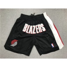 Portland Trail Blazers Black Just Don Mesh Shorts