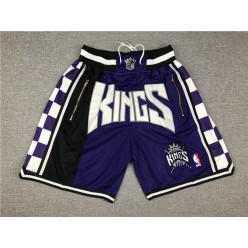 Sacramento Kings Purple Pockets Swingman Shorts