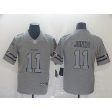 Atlanta Falcons #11 Julio Jones 2019 Gray Gridiron Gray Vapor Untouchable Limited Nike NFL Men Jersey