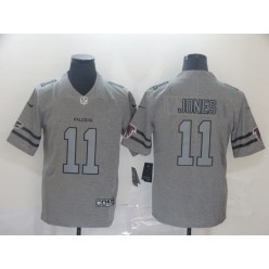 Atlanta Falcons #11 Julio Jones 2019 Gray Gridiron Gray Vapor Untouchable Limited Nike NFL Men Jersey