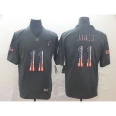 Atlanta Falcons #11 Julio Jones 2019 Salute To Service USA Flag Fashion Limited Nike NFL Men Jersey