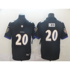 Baltimore Ravens #20 Ed Reed Black Alternate Vapor Untouchable Limited Nike NFL Men Jersey