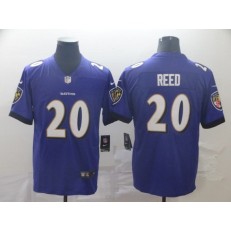 Baltimore Ravens #20 Ed Reed Purple Vapor Untouchable Limited Nike NFL Men Jersey