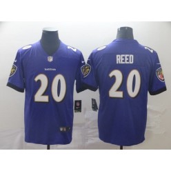 Baltimore Ravens #20 Ed Reed Purple Vapor Untouchable Limited Nike NFL Men Jersey